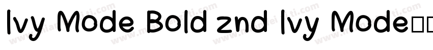 Ivy Mode Bold znd Ivy Mode字体转换